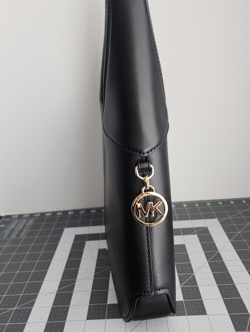 Michael Kors Alice Black Leather Zip Shoulder Bag New With Tags Structured Purse - Picture 9 of 11